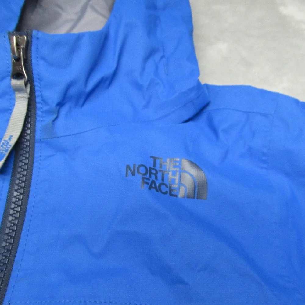 North Face Jacket Boy XXS 5 Blue Chimborazo Triclimate Hood Insulated Waterproof - Picture 3 of 14